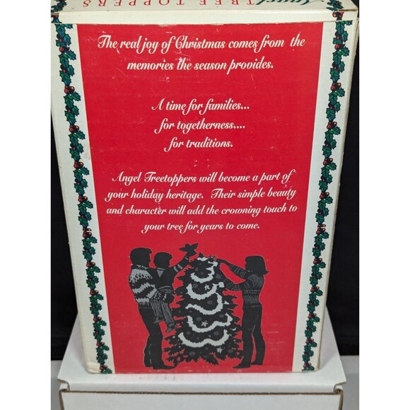 JOELSON INDUSTRIES Angel Tree Topper Holiday Traditions VTG 1996 XMMT-12 - Picture 6 of 9